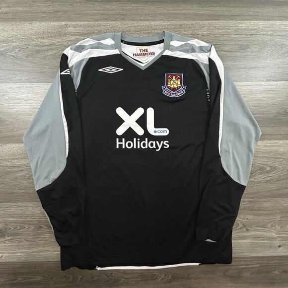 Vintage West Ham United Jersey Mens Large Soccer Football Umbro Premiere League - Picture 1 of 8